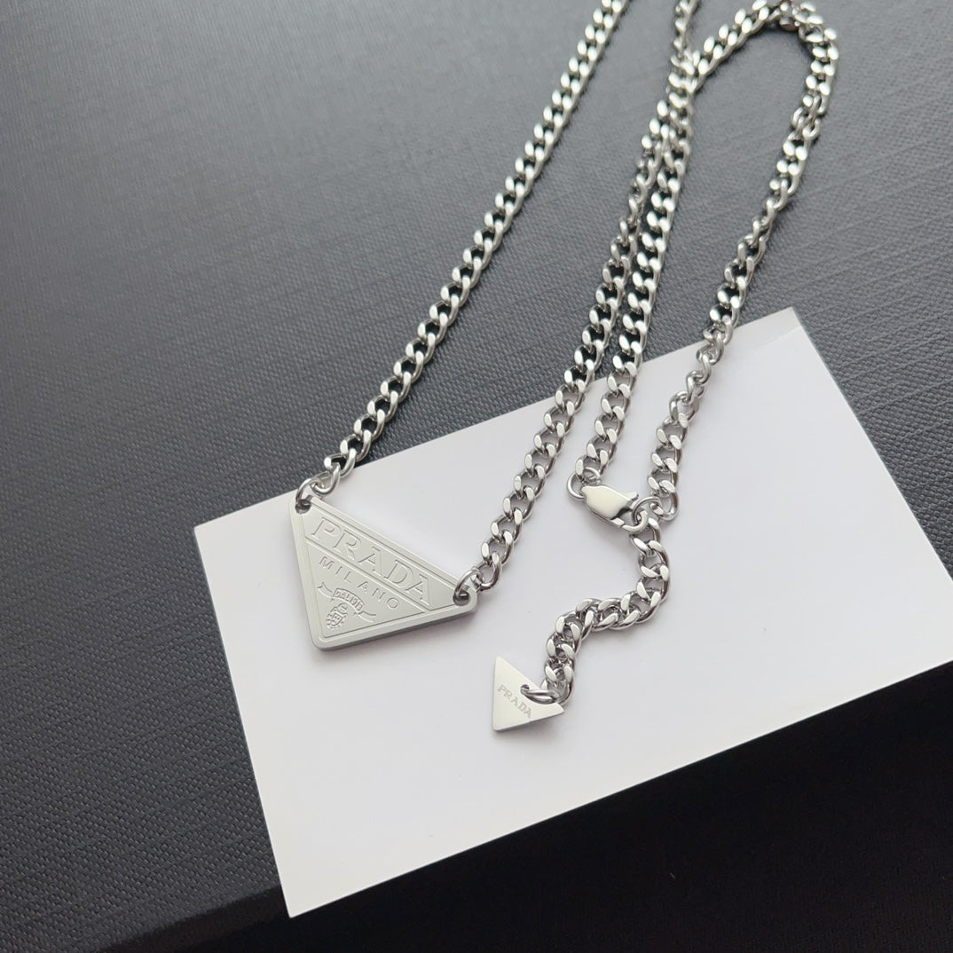 Prada Inspired Cuban Necklace
