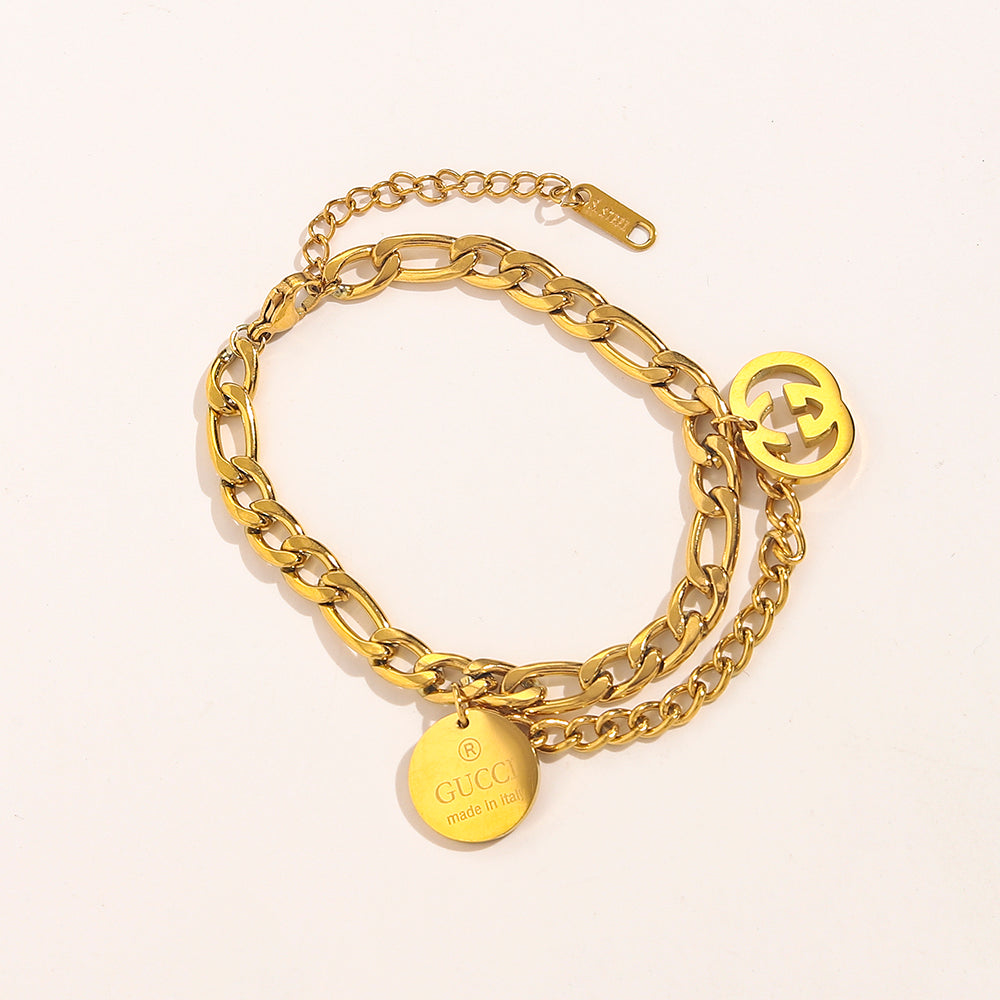 Gucci inspired cuban link bracelet