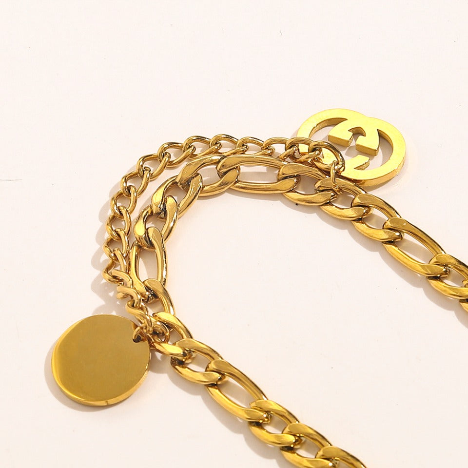 Gucci inspired cuban link bracelet