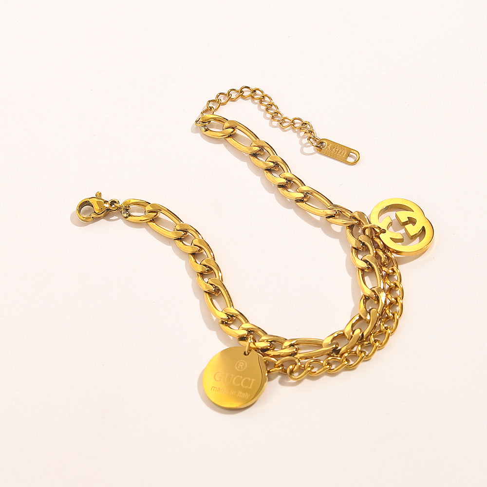 Gucci inspired cuban link bracelet