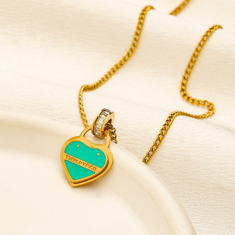 Tiffany inspired Heart Shape Necklace