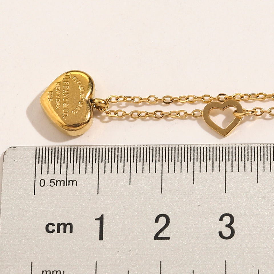 Tiffany inspired Heart Shape Necklace