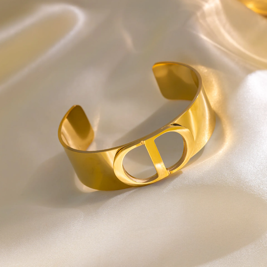 Christian Dior inspired Cuff Bracelet