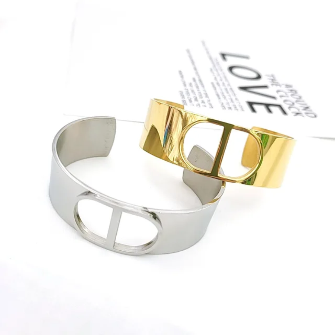 Christian Dior inspired Cuff Bracelet
