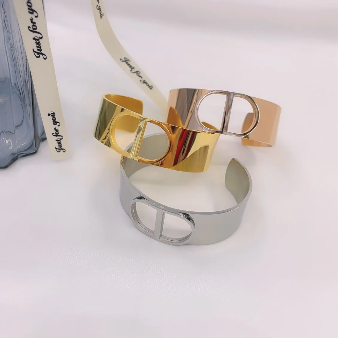 Christian Dior inspired Cuff Bracelet