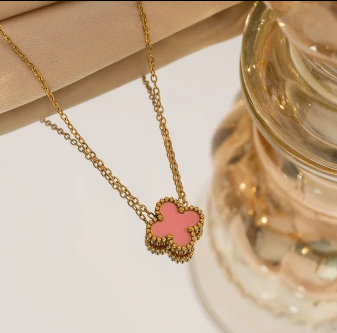 Van cleef inspired Clover 13mm Gold Necklace