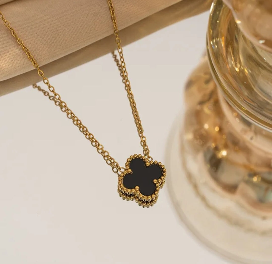 Van cleef inspired Clover 13mm Gold Necklace