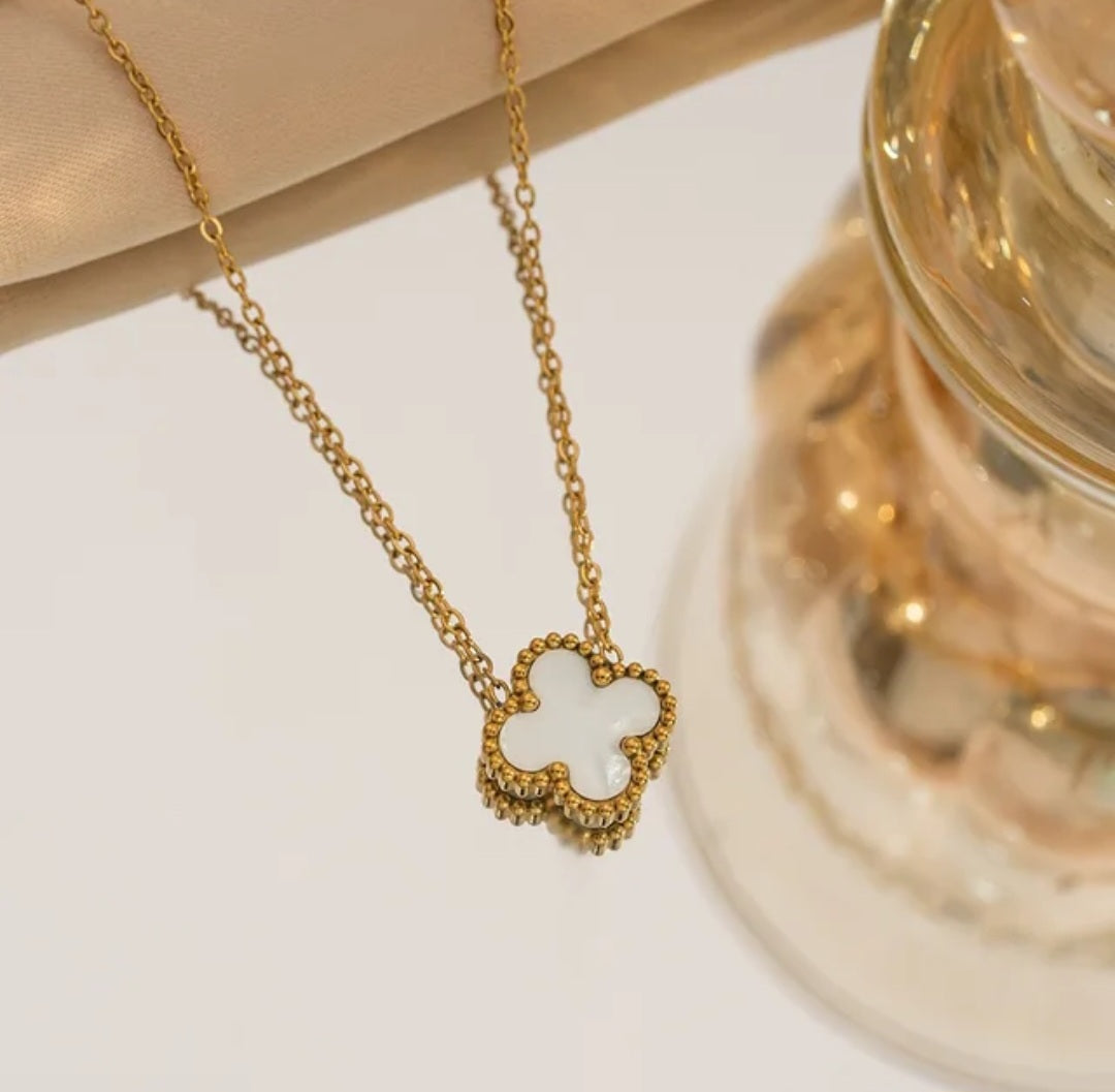 Van cleef inspired Clover 13mm Gold Necklace