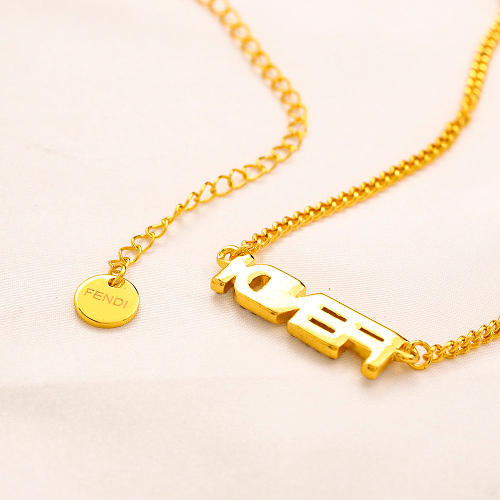 Fendi inspired necklace