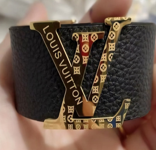 LV Designer Inspired Belt Bracelet