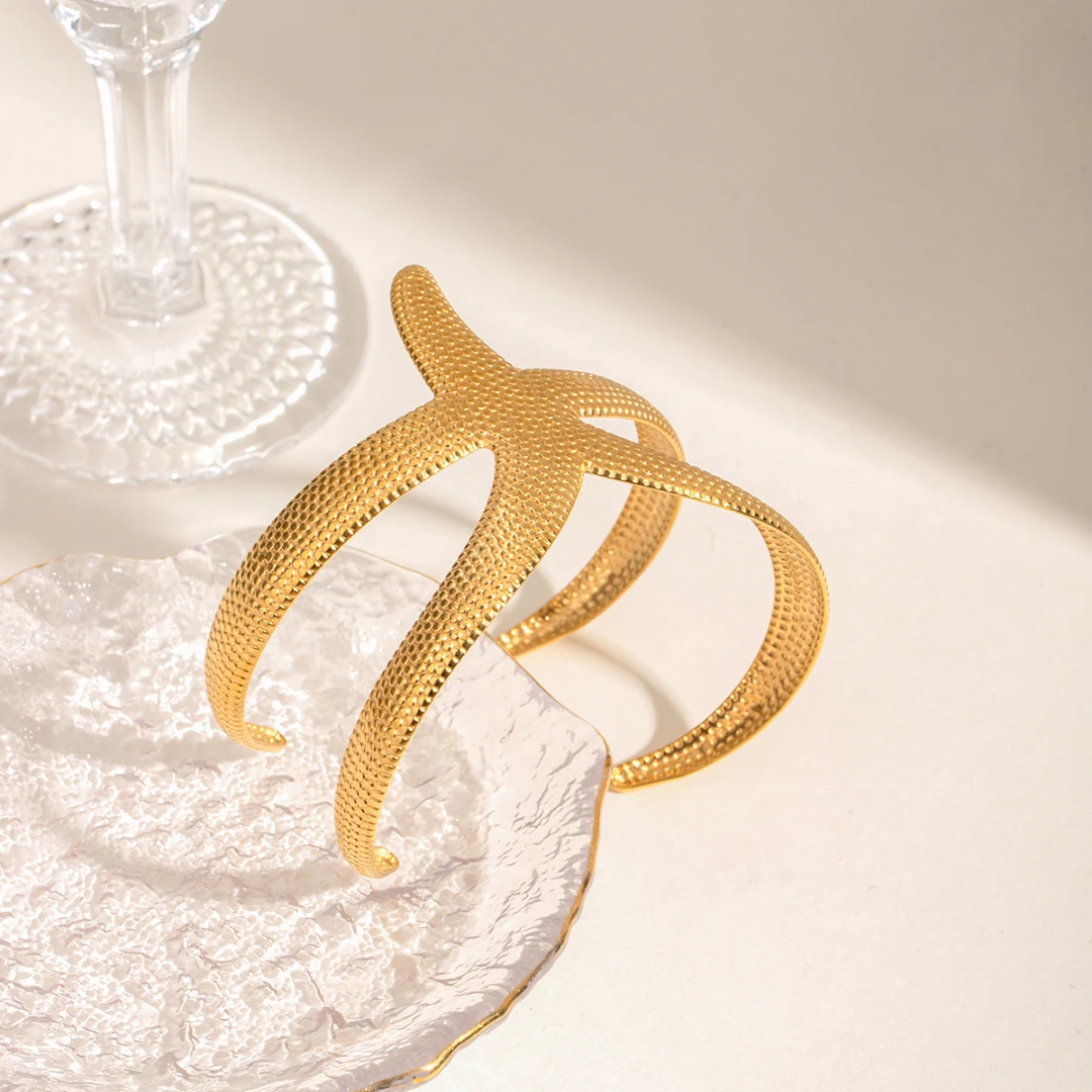 Star Fishing Cuff Bracelet