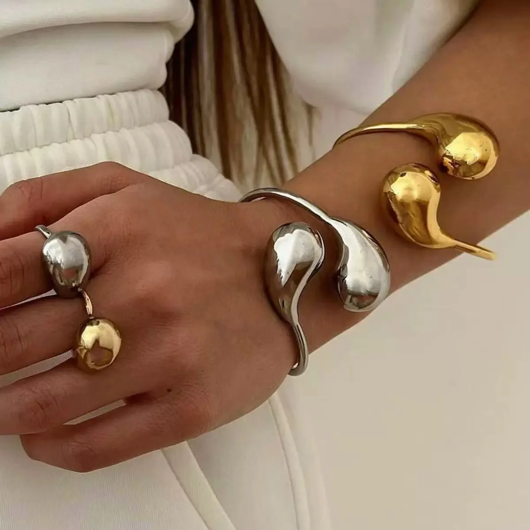 Stainless Steel Water Drop Bracelet