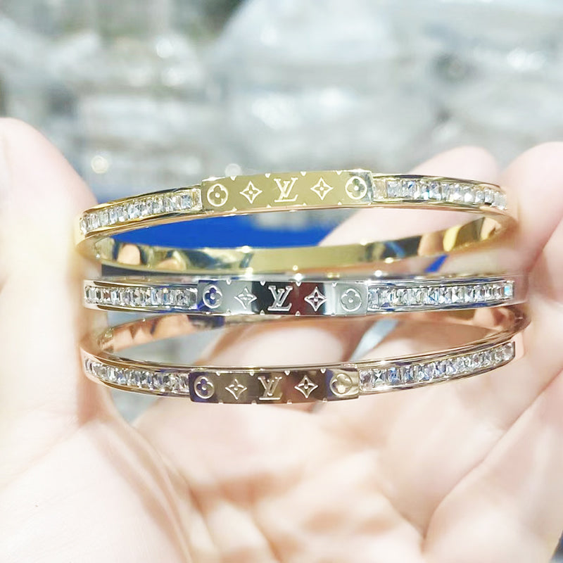 LV Designer Inspired Bangle