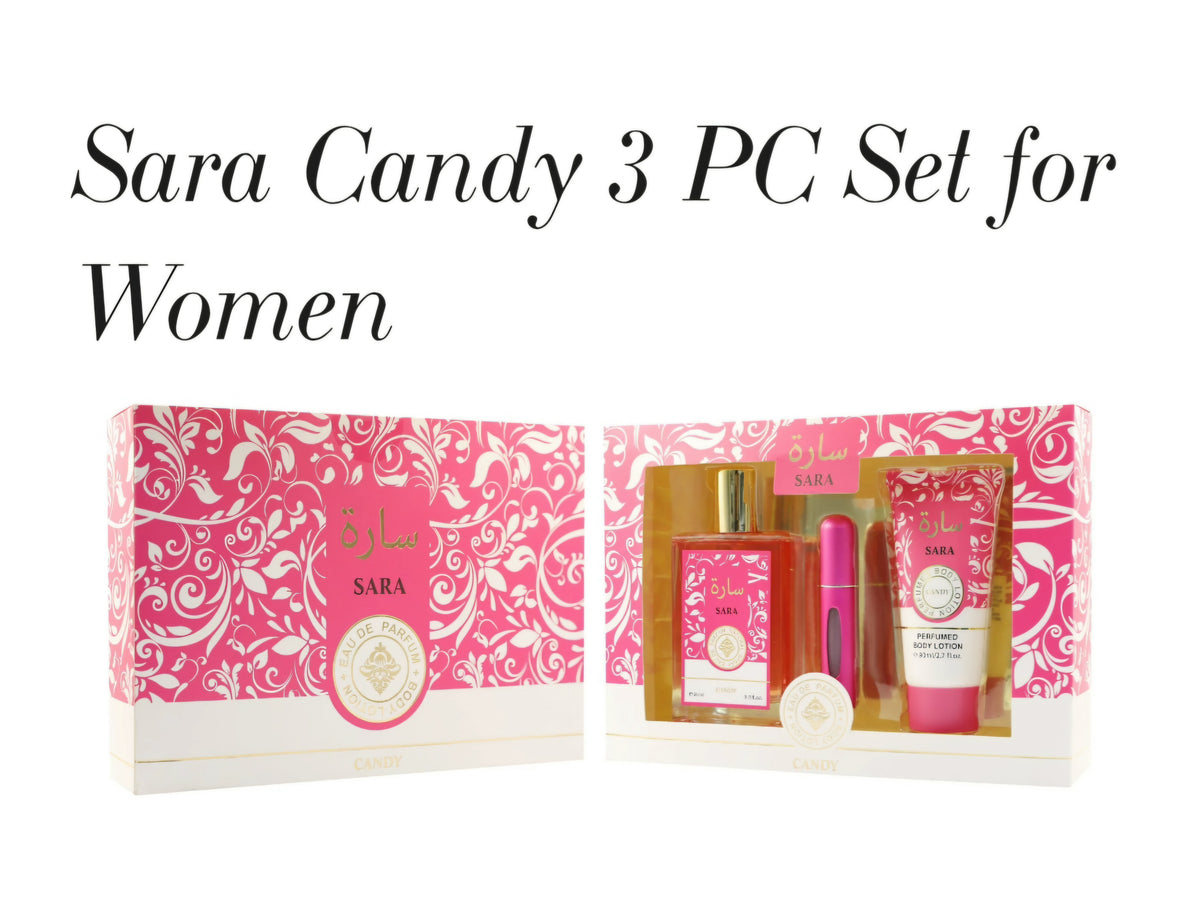 Yara laffata inspired (Sara Candy 3pc Gift Set)