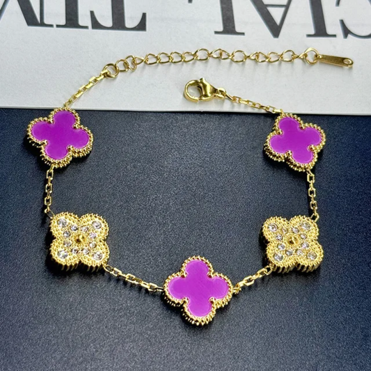 Van Cleef inspired Clover Bracelet