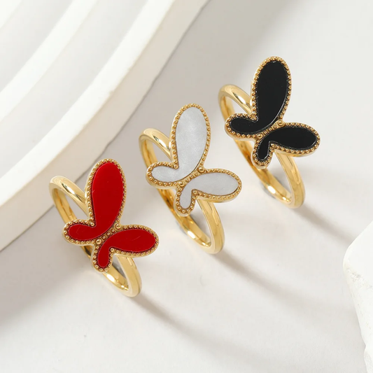 Van cleef inspired Butterfly Ring Collections