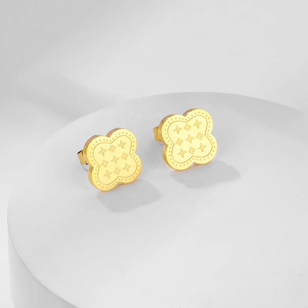 Van Cleef Inspired Stamp Clover Jewelry Collection