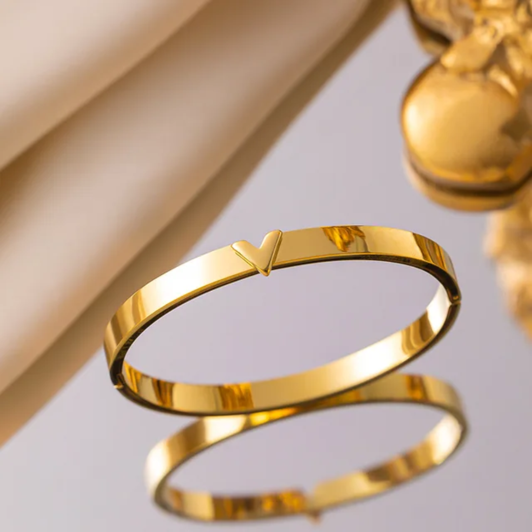 LV inspired Bangle