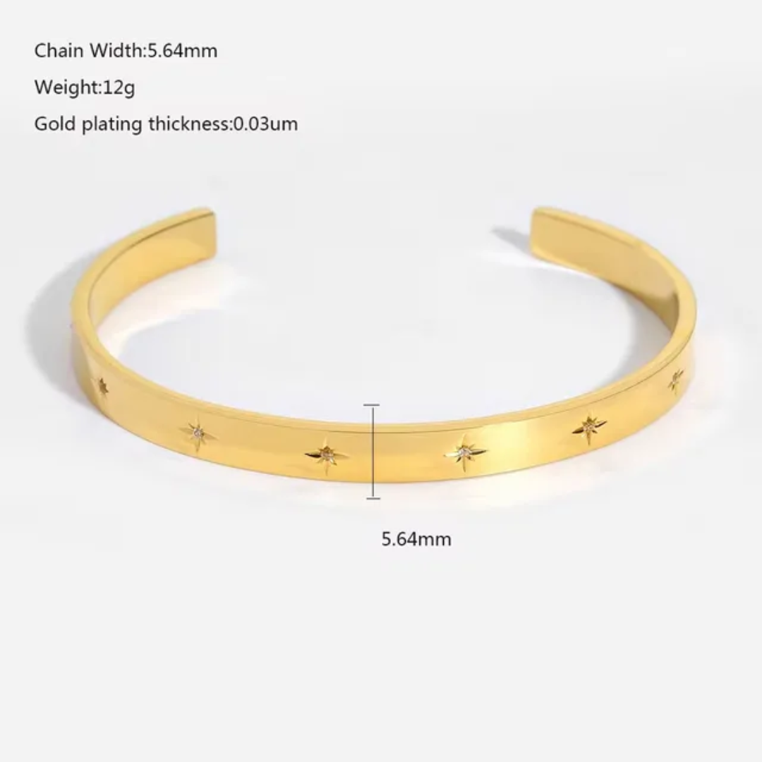 Inspired Zircon Bangle