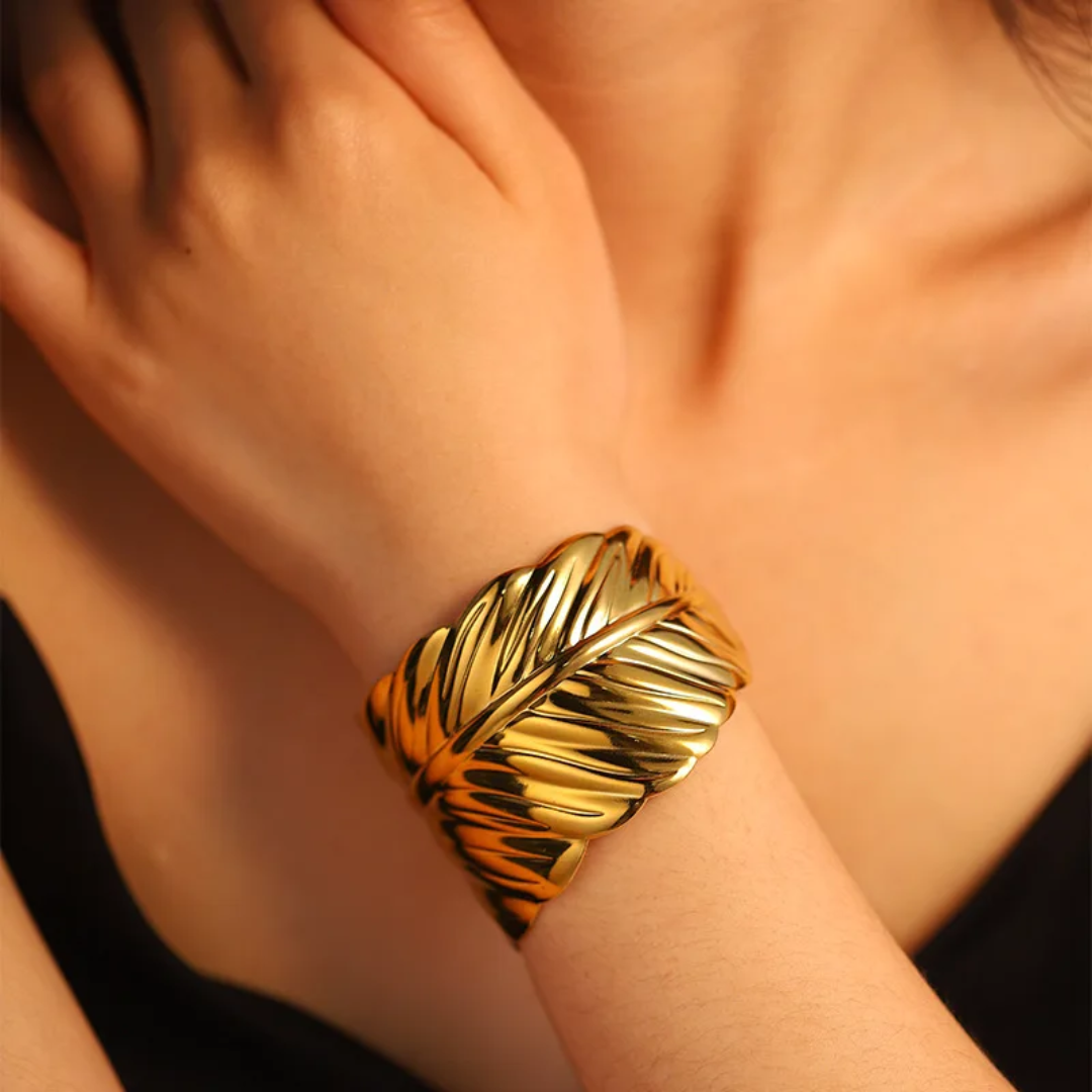 Leaf Cuff Bracelet