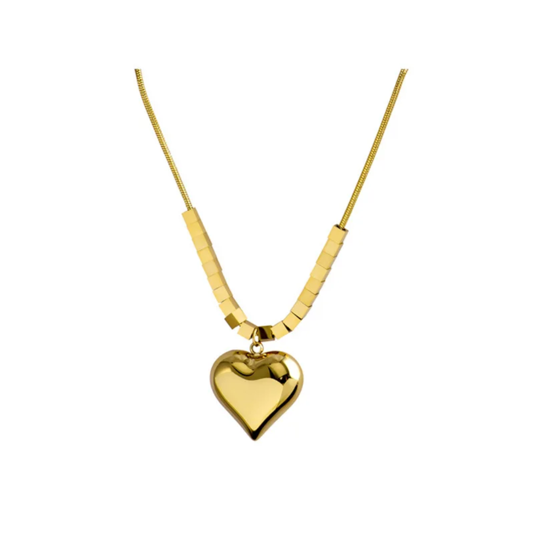 Stainless Steel Heart Necklace