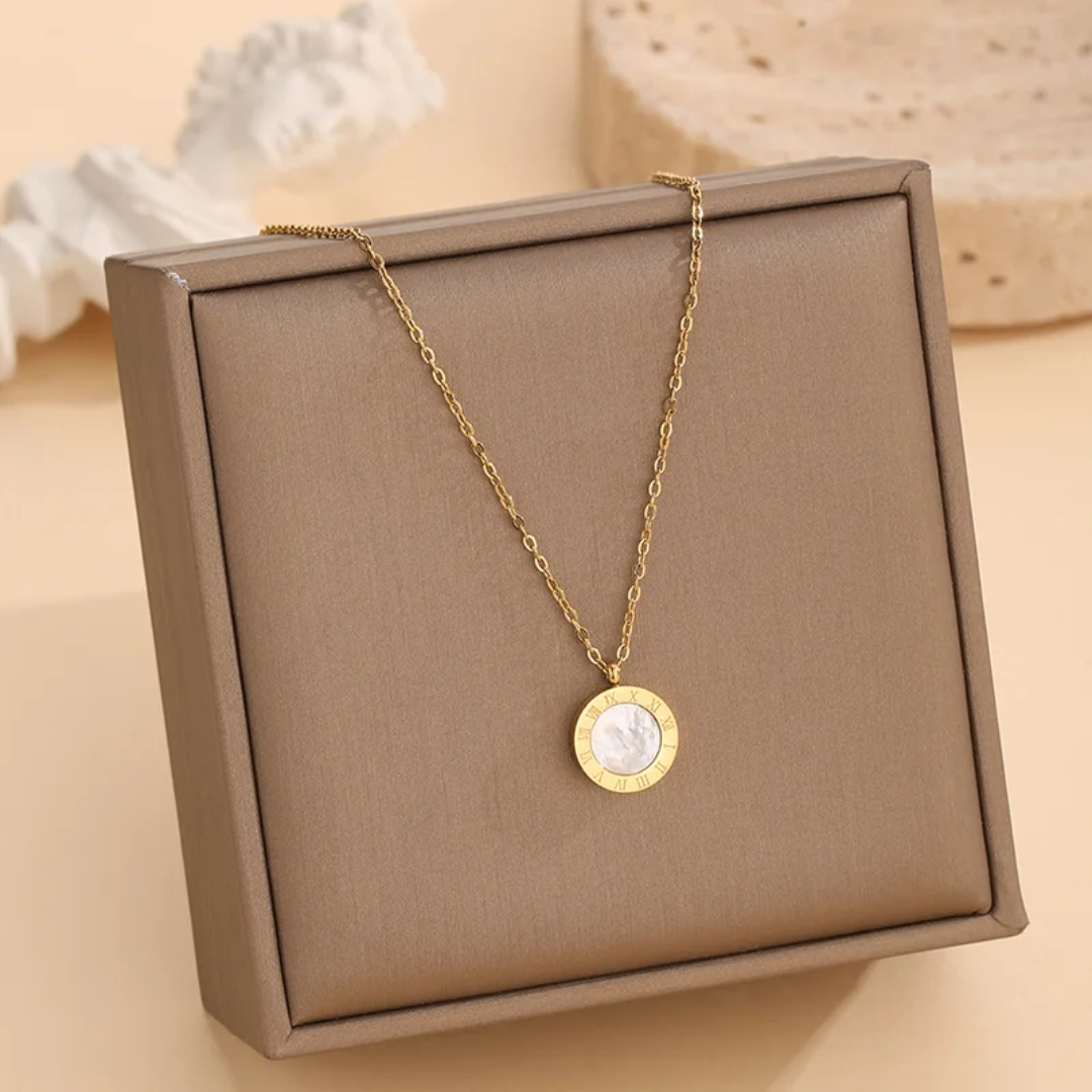 Roman Numeral Necklace and Bracelet