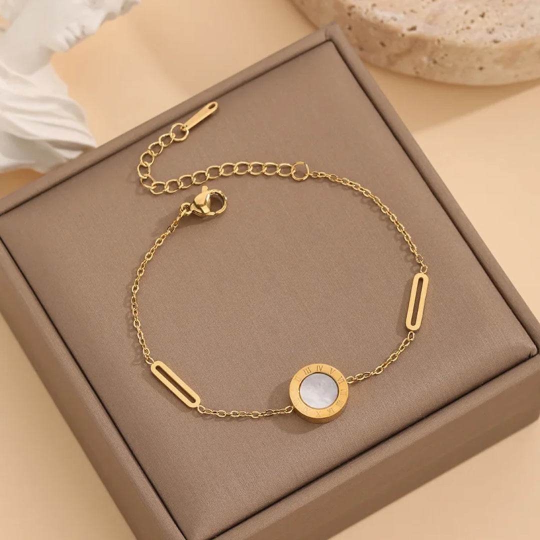 Roman Numeral Necklace and Bracelet