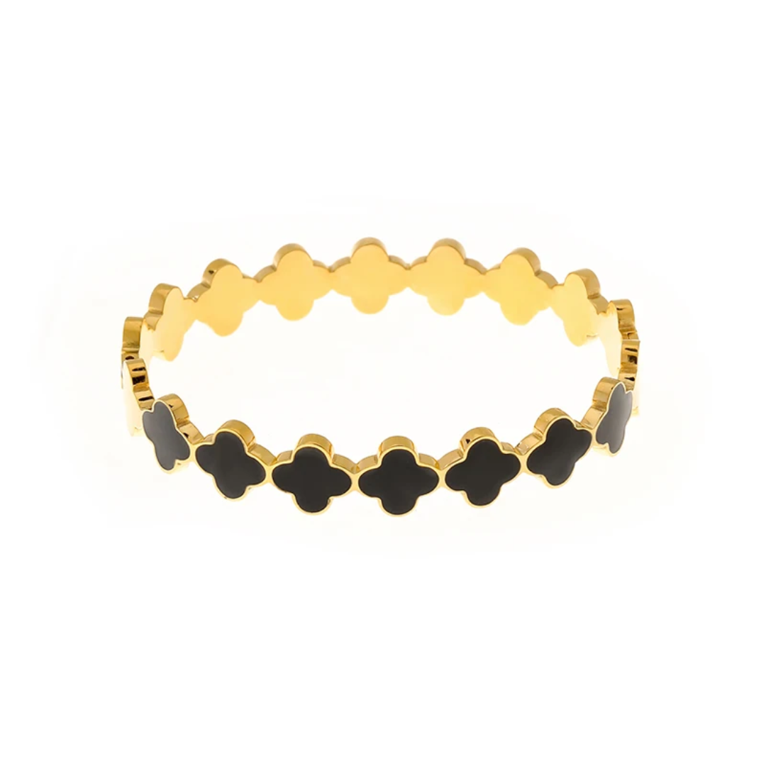 Van Cleef inspired Clover Bangle