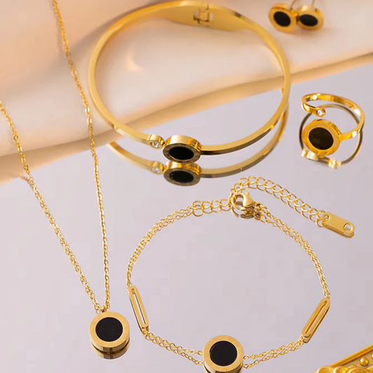 Roman Numeral Necklace and Bracelet