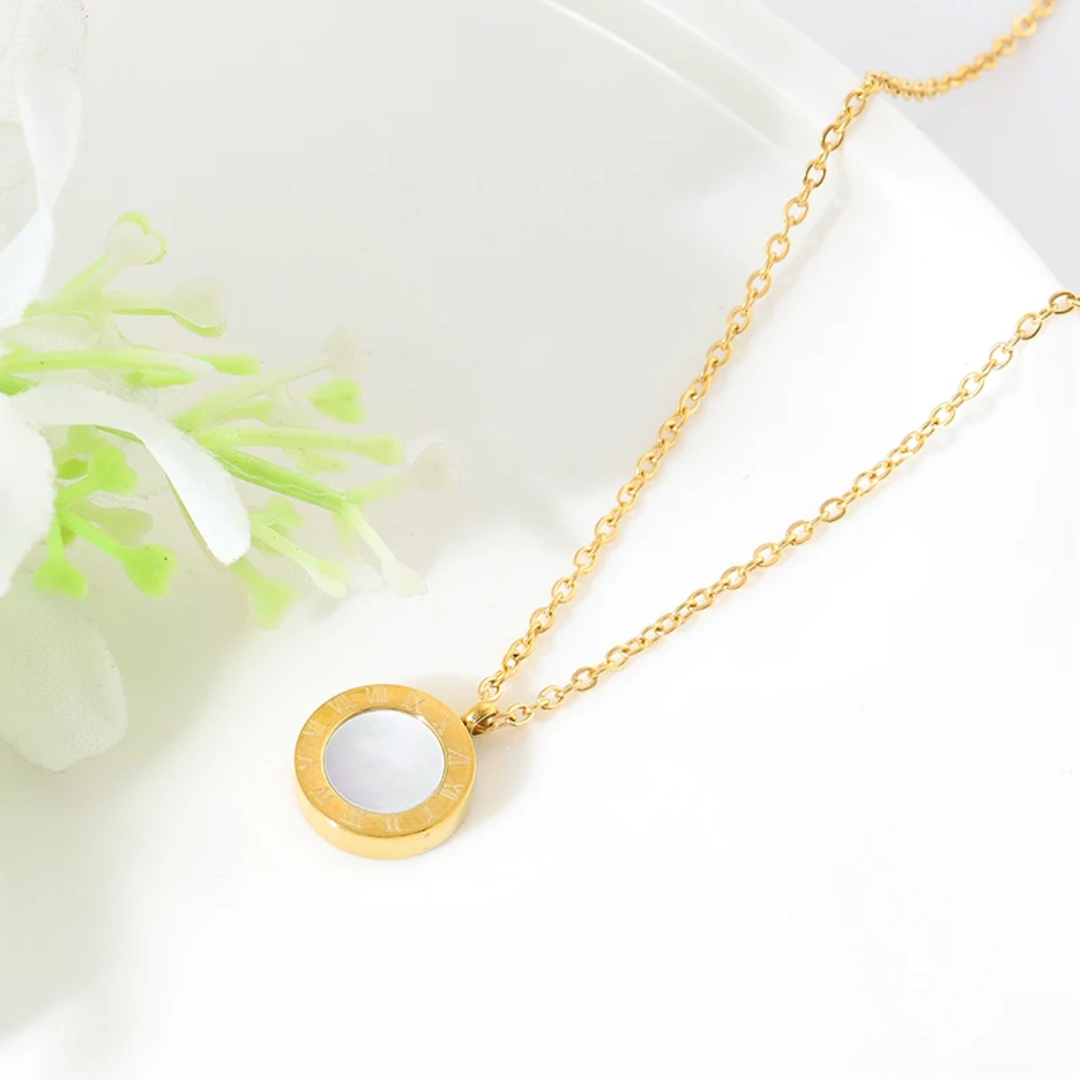 Roman Numeral Necklace and Bracelet