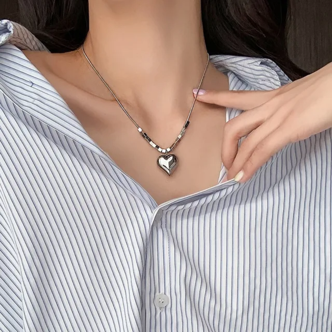 Stainless Steel Heart Necklace