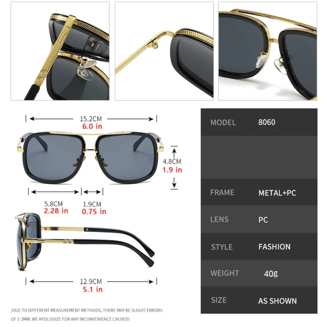 Unisex Retro Sunglasses