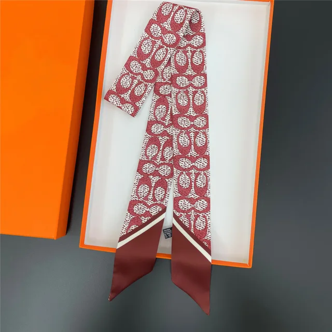 Coach inspired Twill Ribbon Scarves