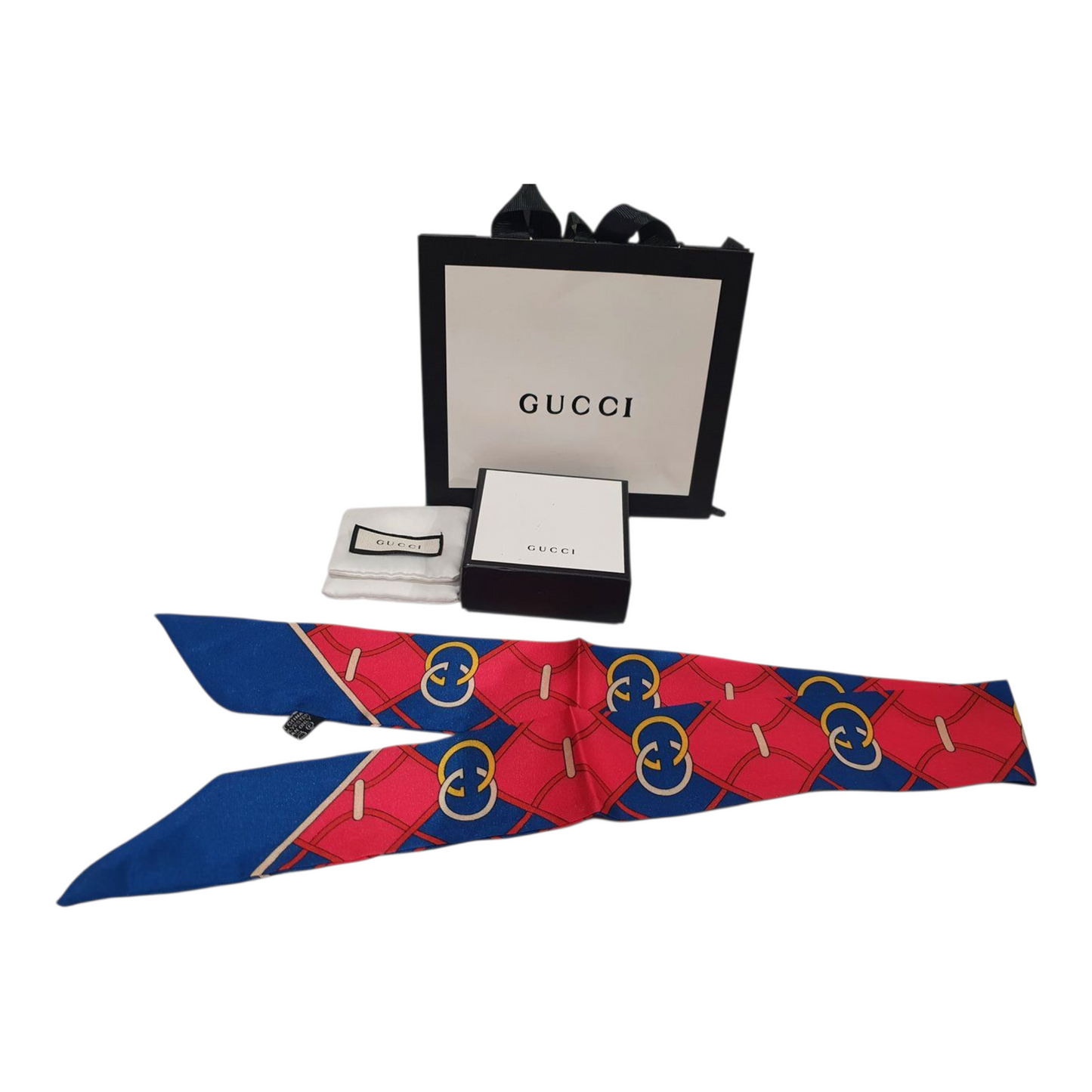 Gucci inspired Twill Ribbon Scarves