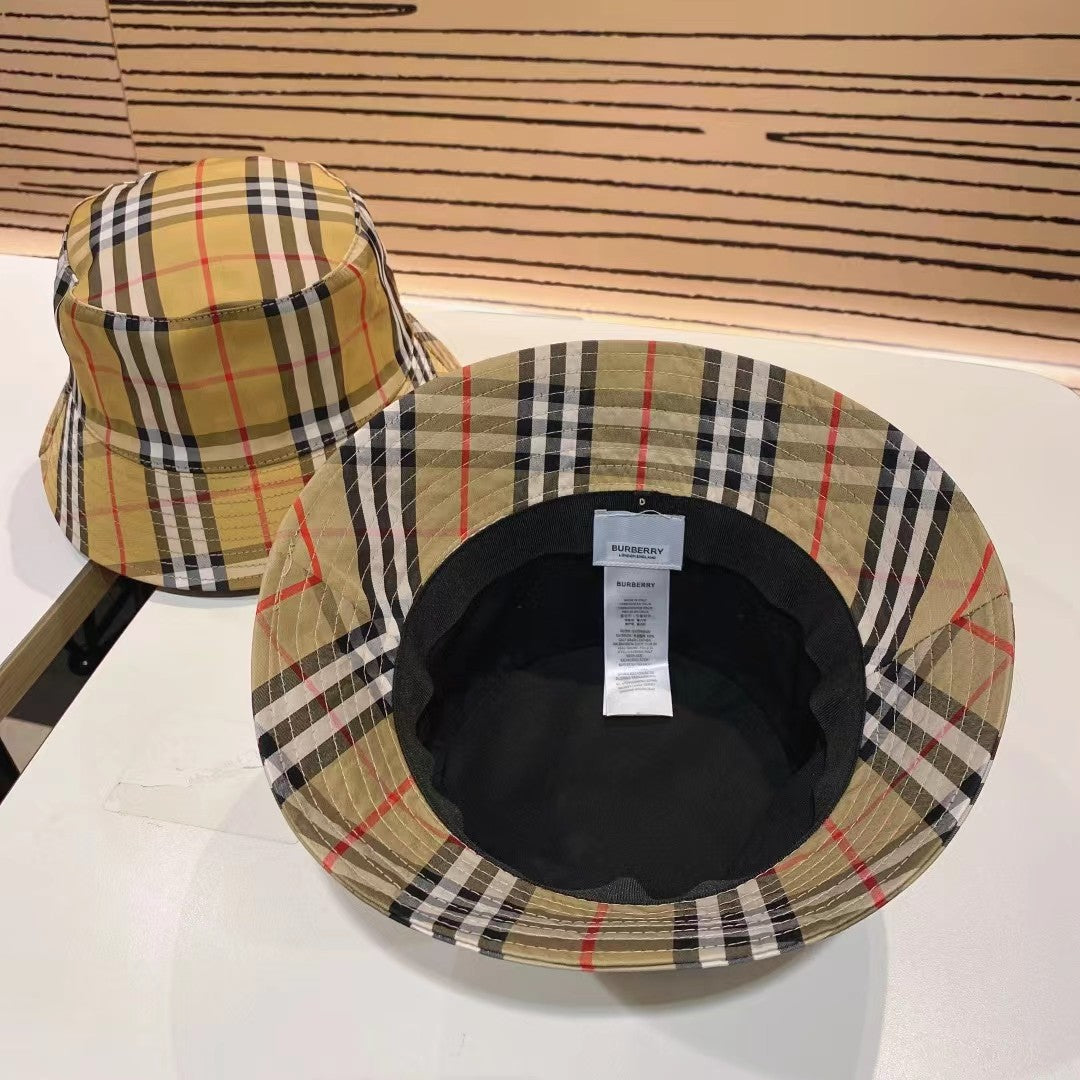 Burberry inspired plaid Bucket