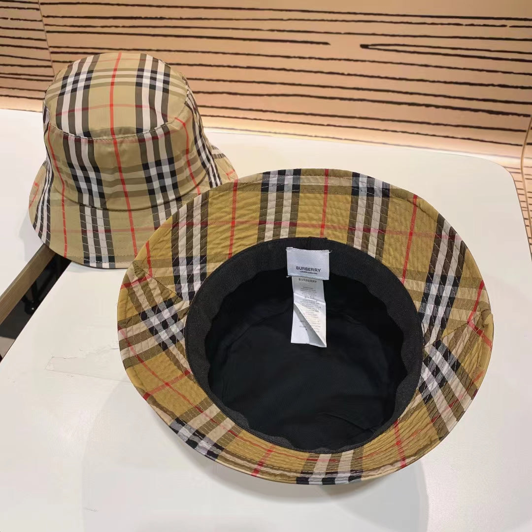 Burberry inspired plaid Bucket