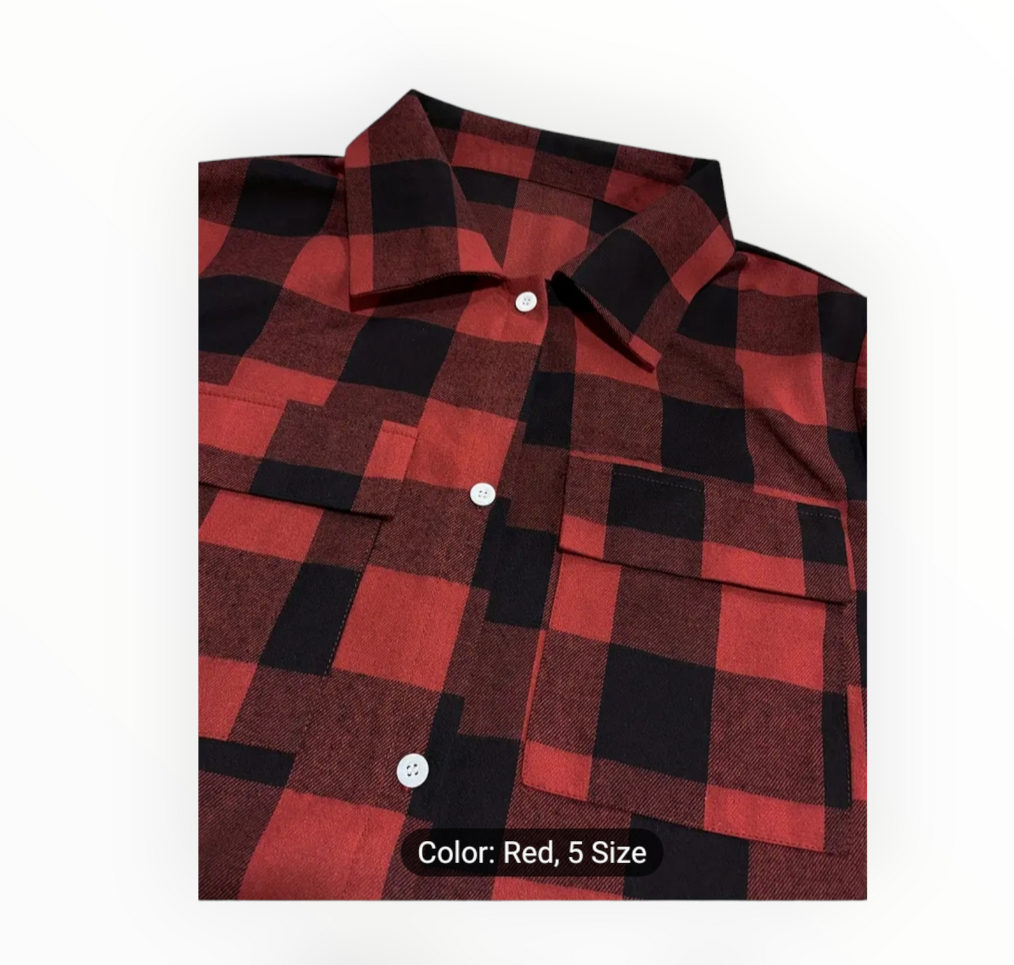 Women plaid shirt dress