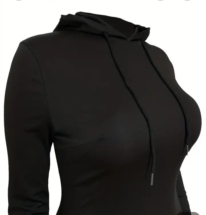 Plus size casual Sweatshirts maxi dress