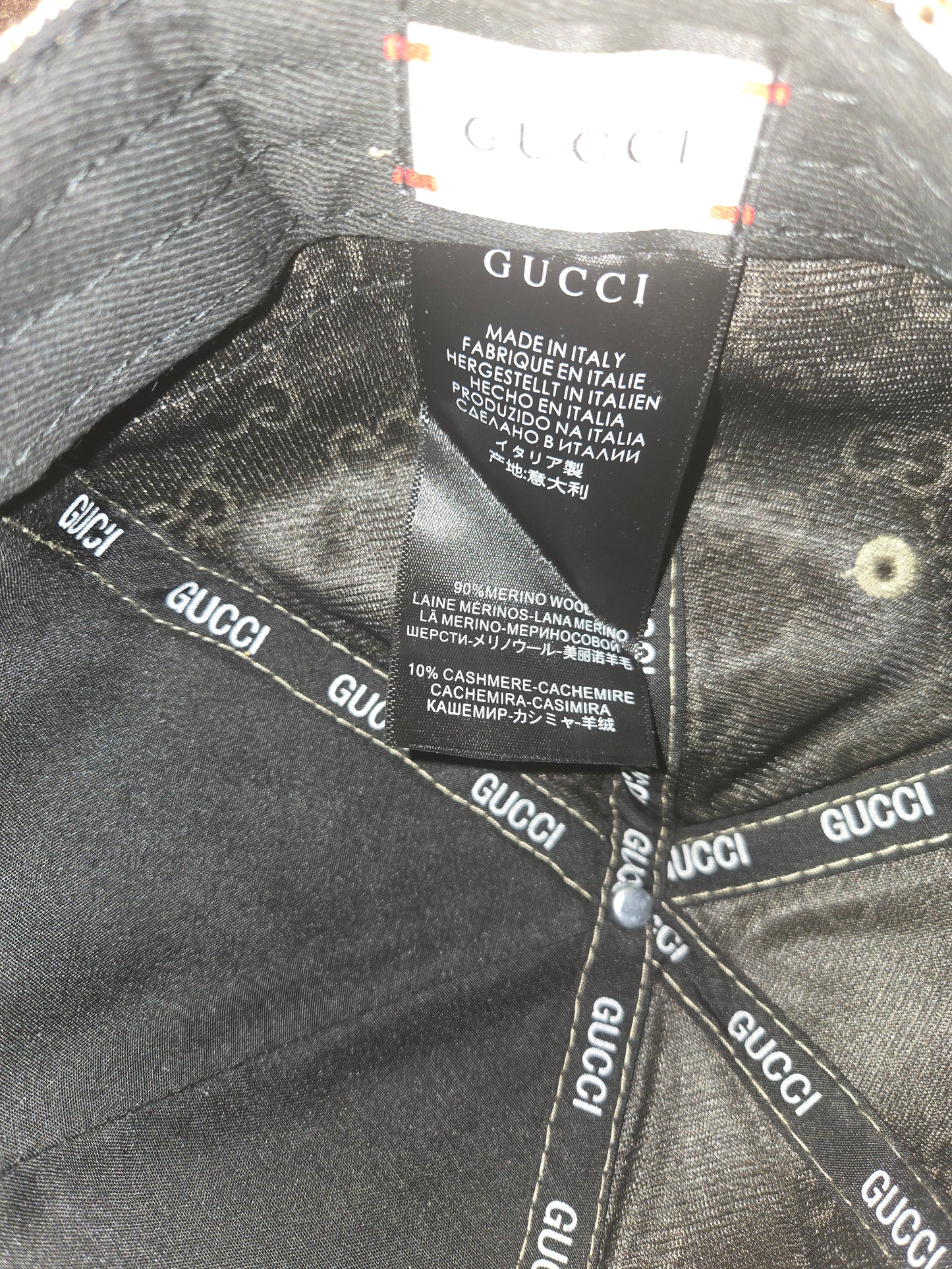 Gucci Designer Inspired Canvas Baseball Cap