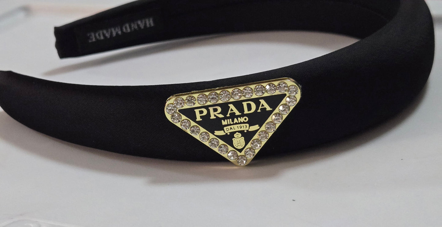 Prada Inspired Gold headband