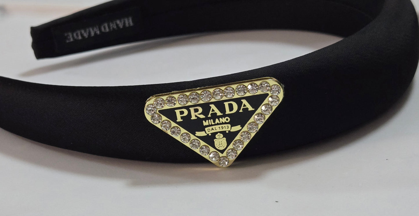 Prada Inspired Gold headband