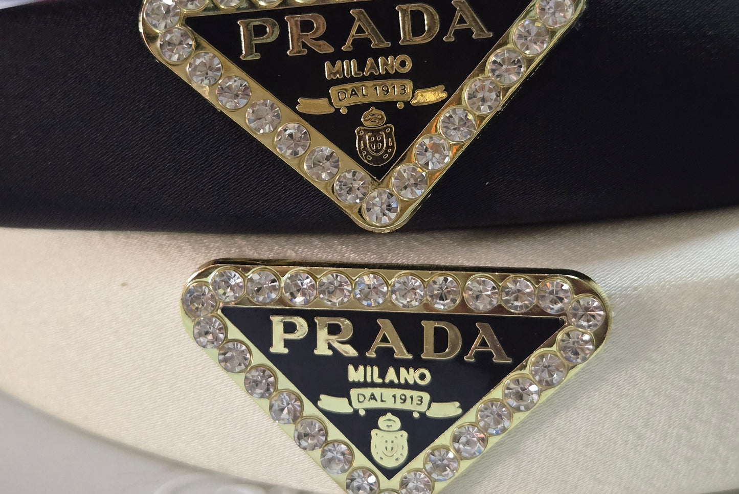 Prada Inspired Gold headband