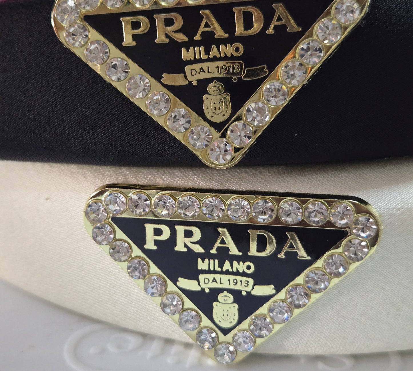 Prada Inspired Gold headband