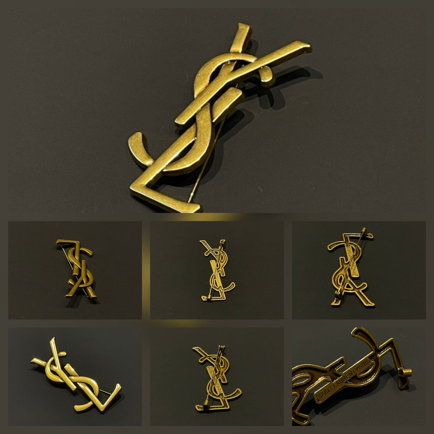 YSL Designer Inspired Brooch
