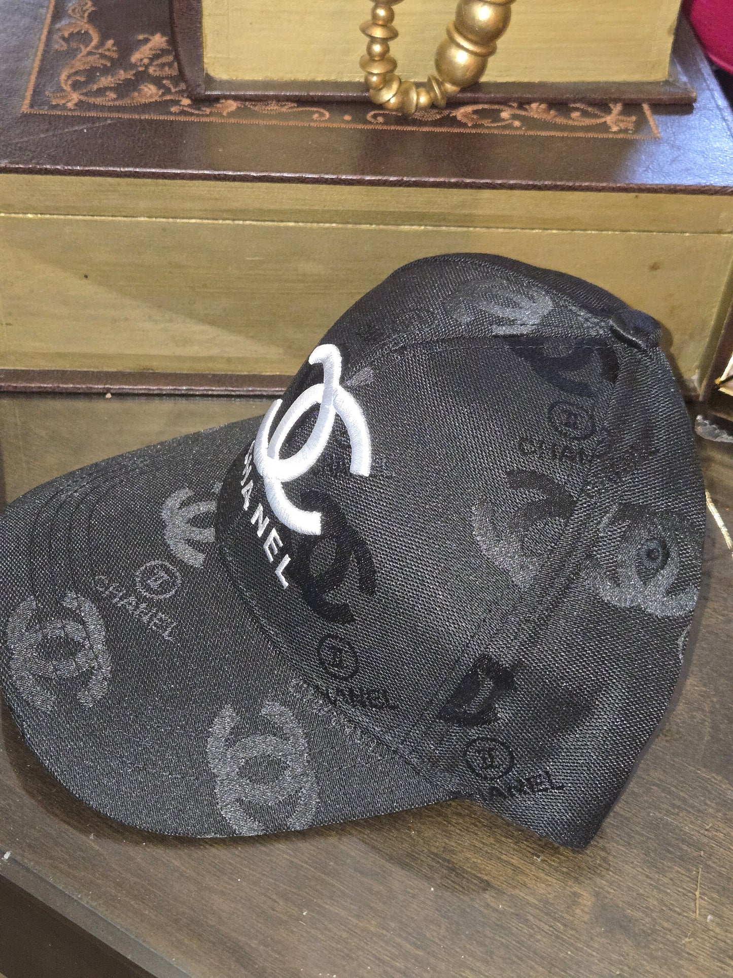 Chanel inspired baseball cap