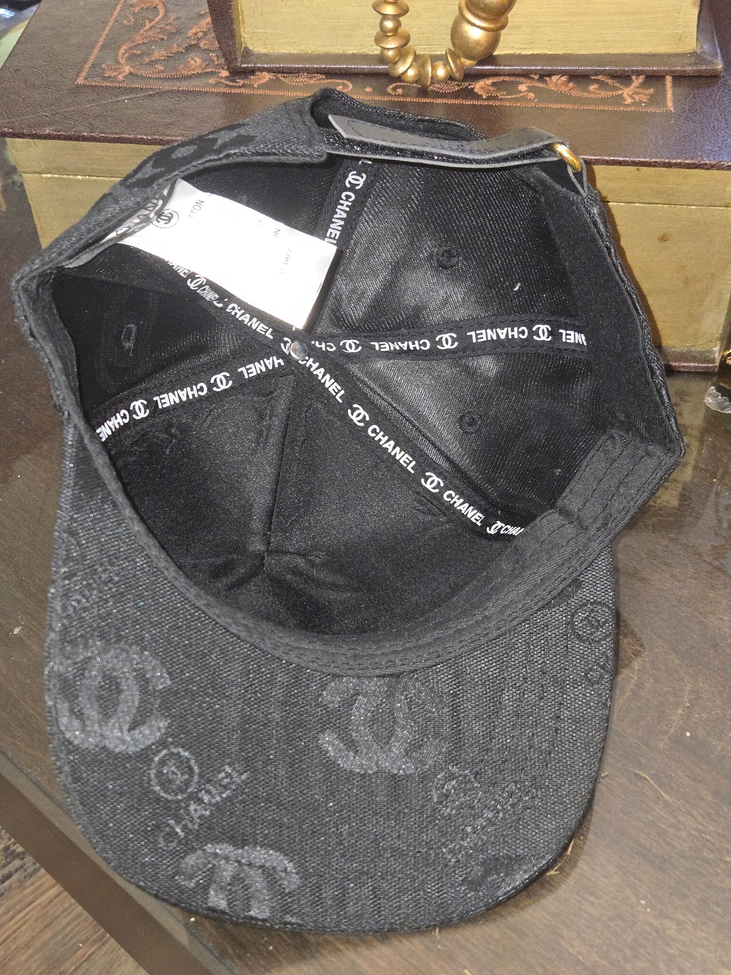 Chanel inspired baseball cap
