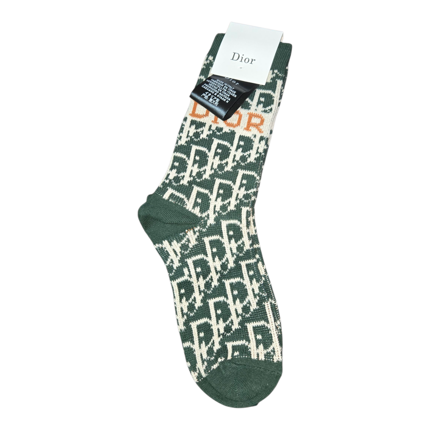 Christian Dior Inspired Monogram Individual  Socks