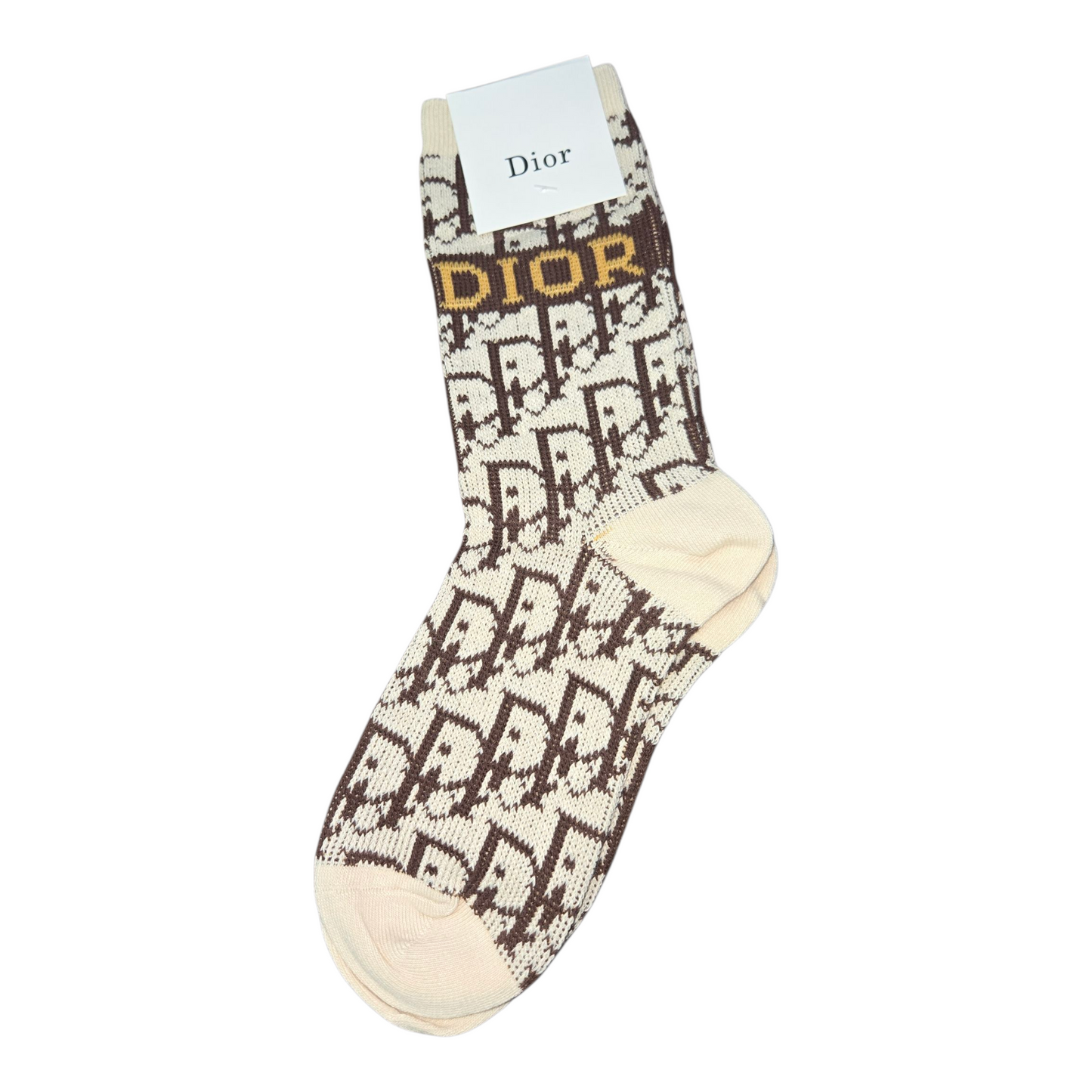Christian Dior Inspired Monogram Individual  Socks