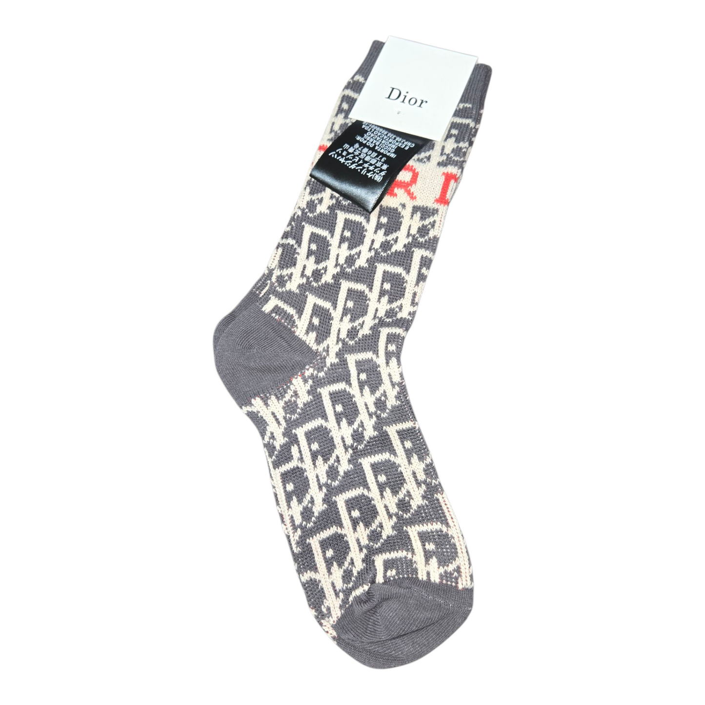Christian Dior Inspired Monogram Individual  Socks