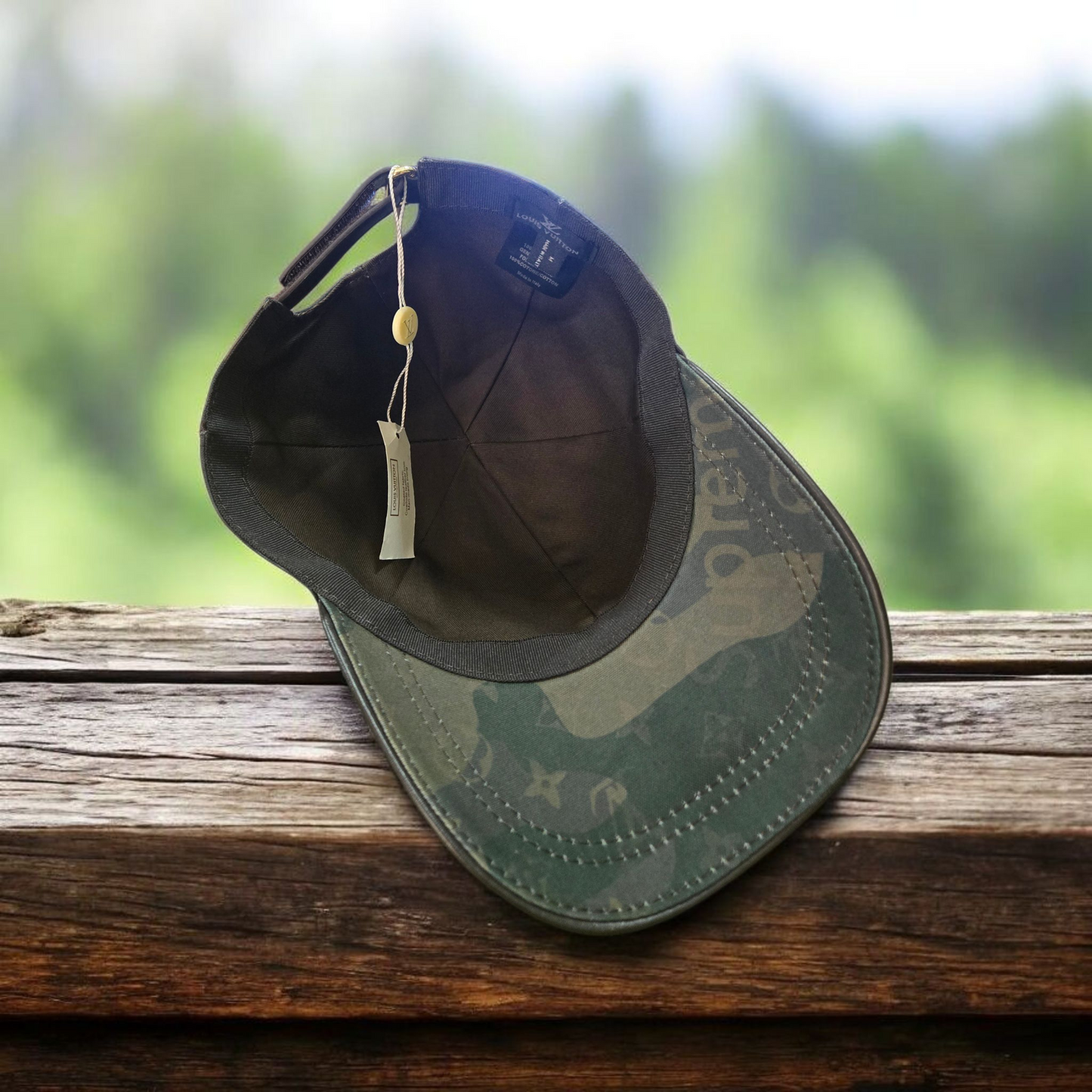 Supreme Camo LV Inspired Baseball Cap